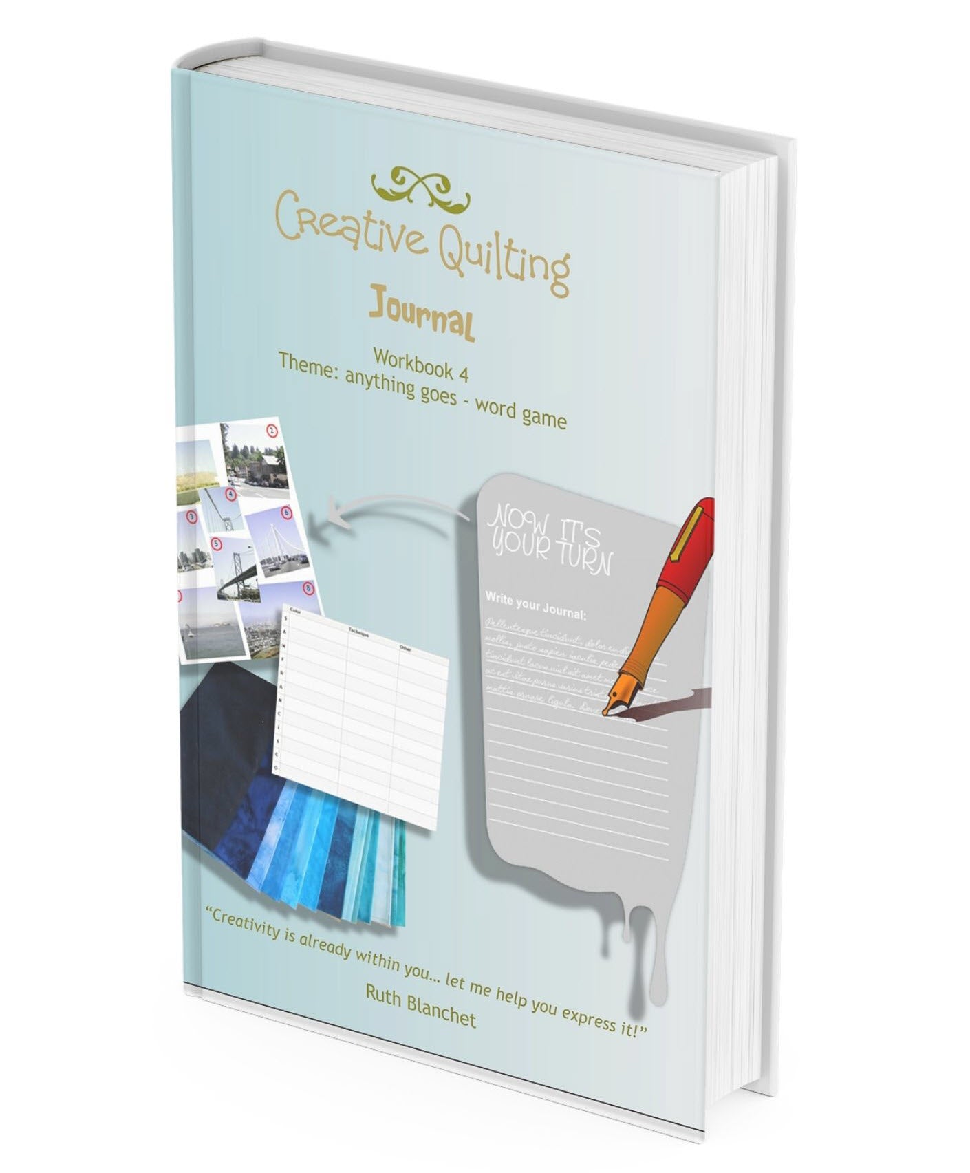 Record your creative journey as you work along with our guidelines. Theme: Anything goes - word game