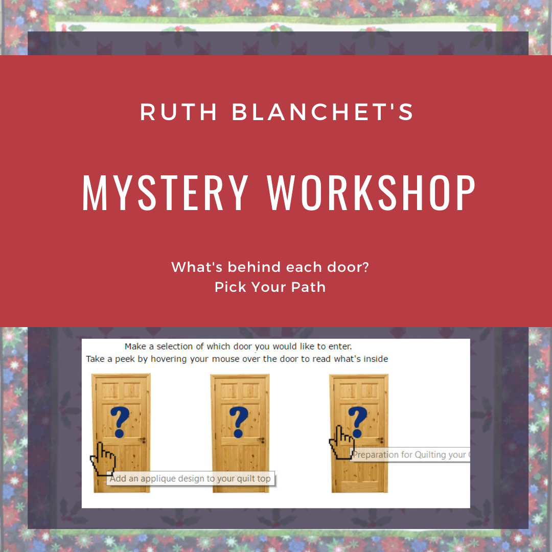 work at your own pace for as long as you like and repeat the workshop for a different outcome each time depending on the door you enter. One-of-a-kind workshop.