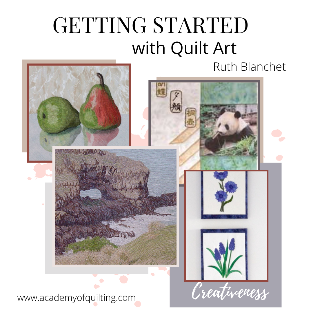 Develop art quilts through fun exercises, expand your creative skills and find the direction you wish to pursue.